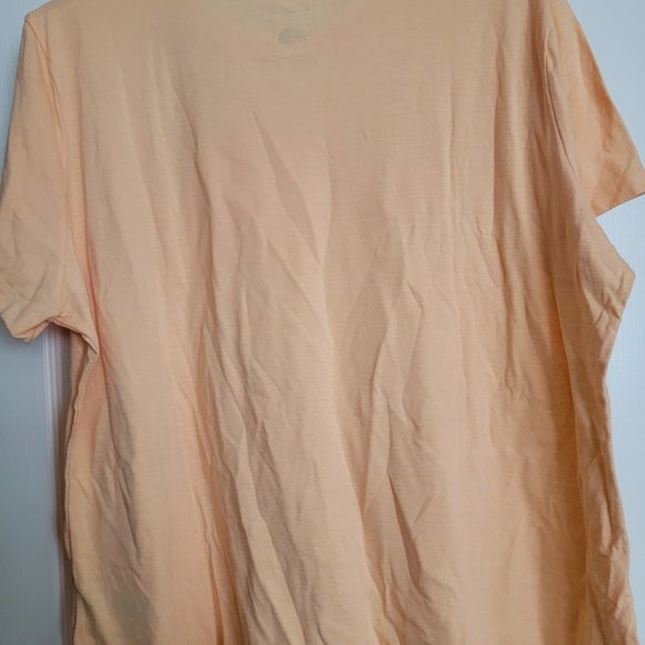North Face Tshirt Peach color Size XXXL NWT - Picture 4 of 5